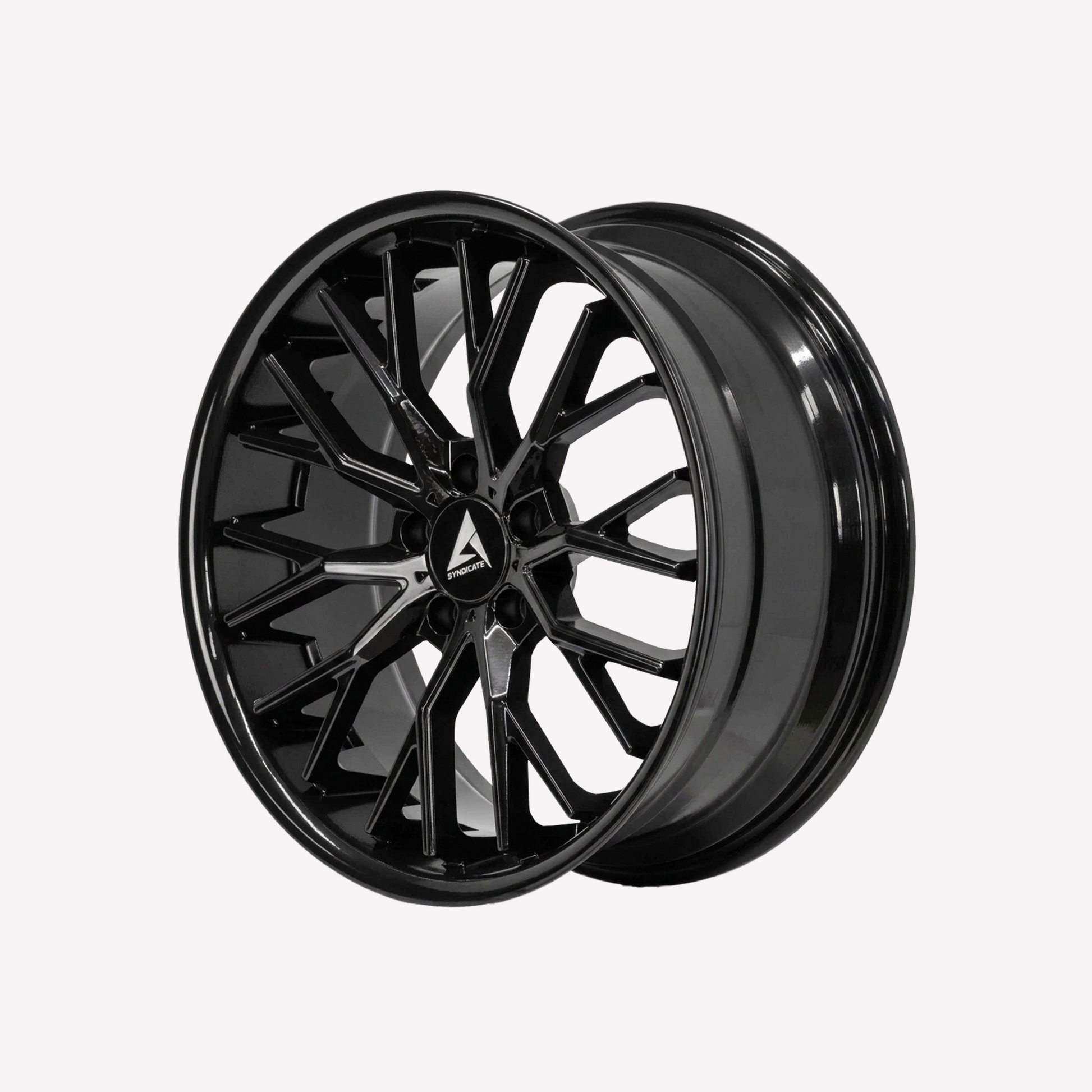 Armed Syndicate Shank Wheel - 19x8.5 5x112 / 5x114.3 Gloss Black